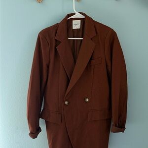Auburn Double-Breasted Blazer